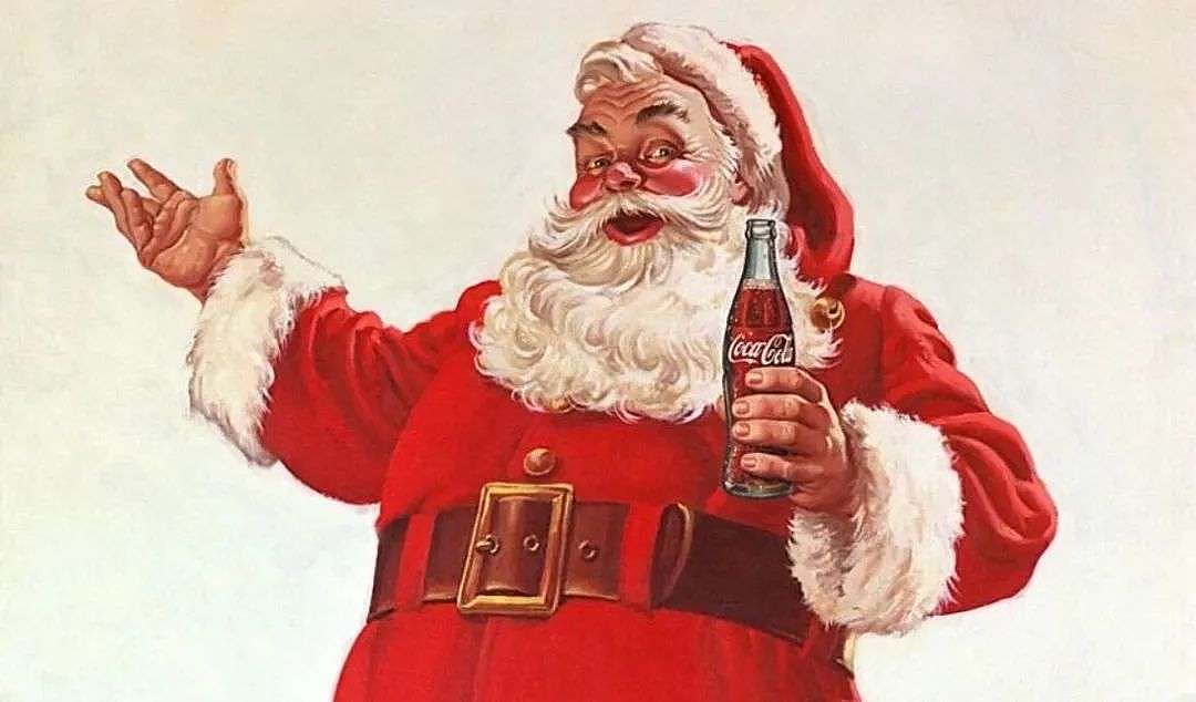 这个红帽子白胡子的圣诞老人，竟然是可口可乐创造的 - 1