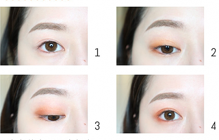 橘色眼妆怎么画 ​橘色眼影的一般画法 - 7
