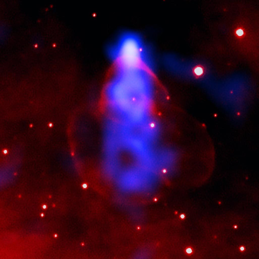 天文学家观察到由一颗脉冲星释放出的巨大物质和反物质光束 - 4