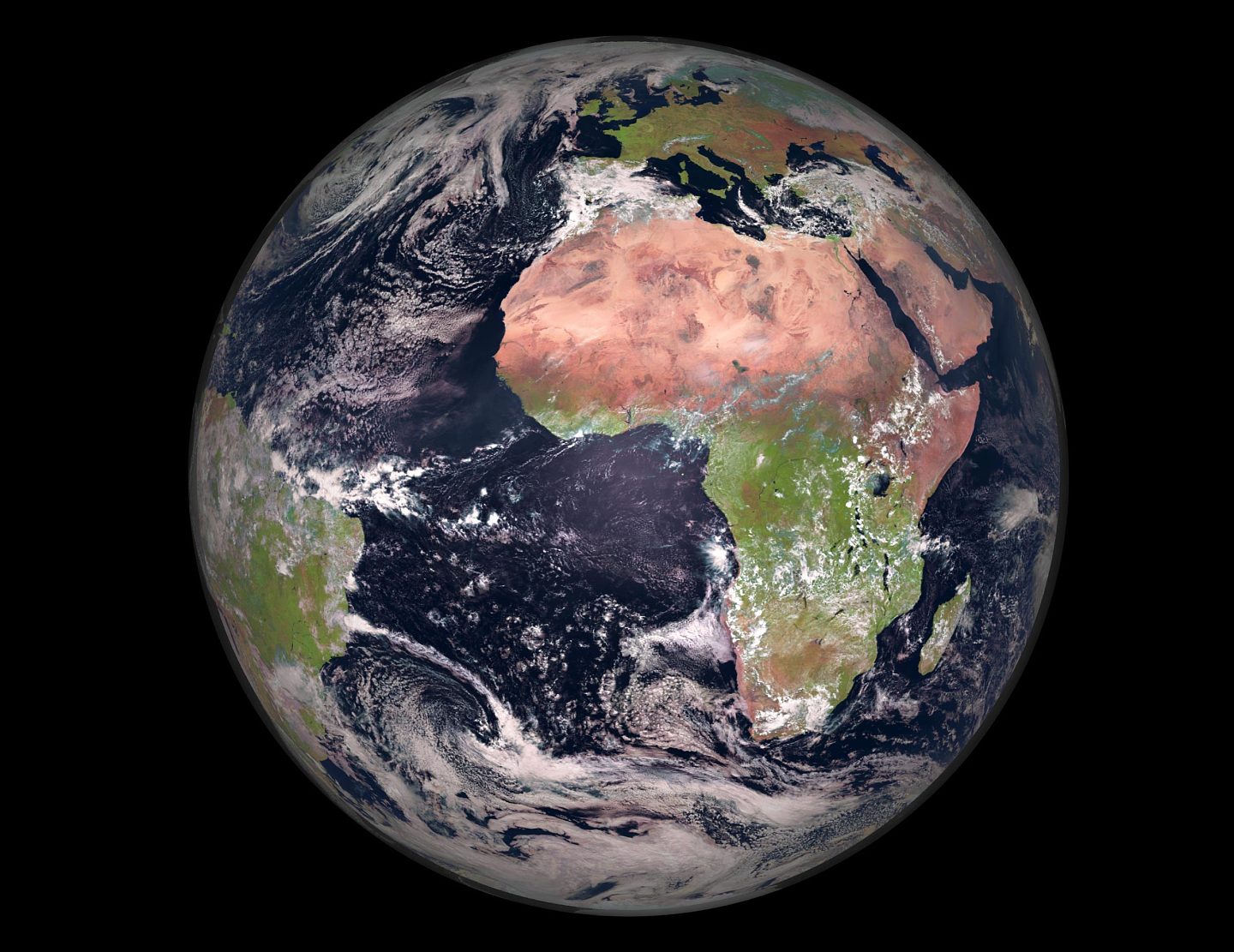 Meteosat 2卫星《太空探索地球》系列：地球日 - 1