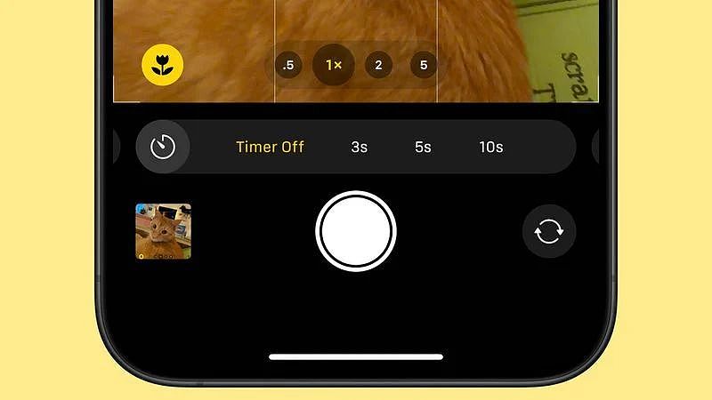 苹果 iOS 18 相机应用改进：新增 5 秒倒计时、改进肖像模式、录视频时不暂停音乐 - 2