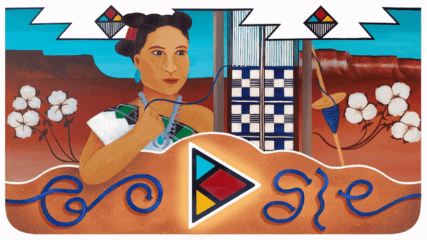 Google Doodle纪念非二元祖尼人We:wa：以拉开美原住民传统月帷幕 - 1