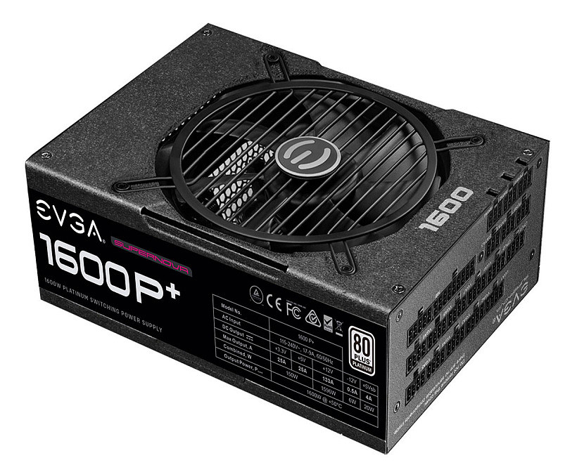 EVGA 发布 SuperNOVA P+ 系列电源：最高 1600W，体积更小 - 1