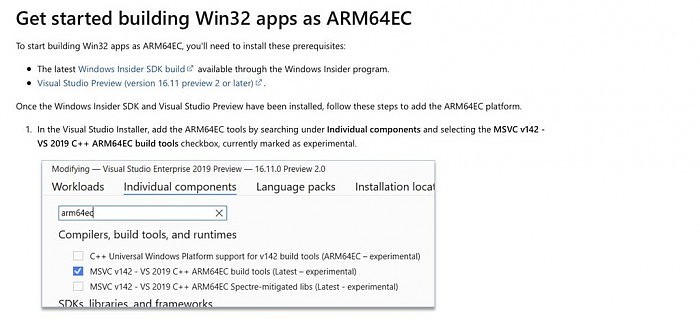 微软宣布ARM64EC 帮开发者移植Win32应用到Windows 11 on ARM - 1