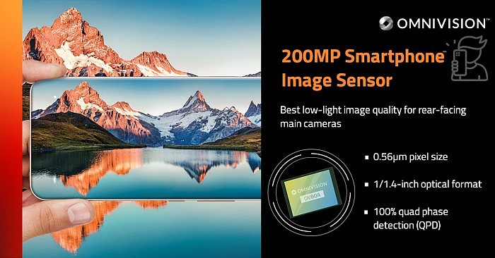 OmniVision发布2亿像素紧凑型OVB0A高端移动影像传感器新品 - 2