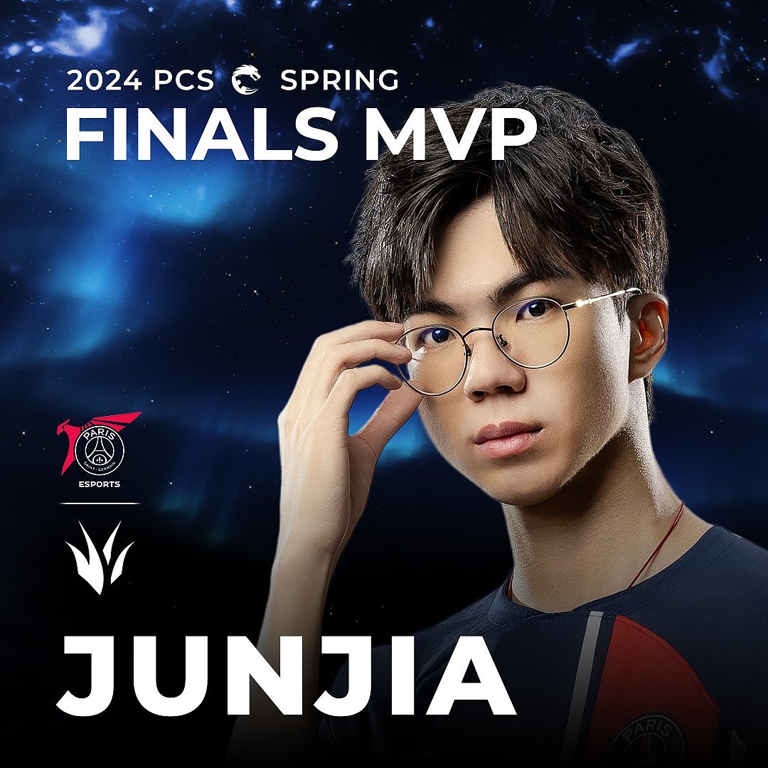 PCS的神！Junjia拿到PCS赛区决赛FMVP 两年内拿到第三个FMVP - 1