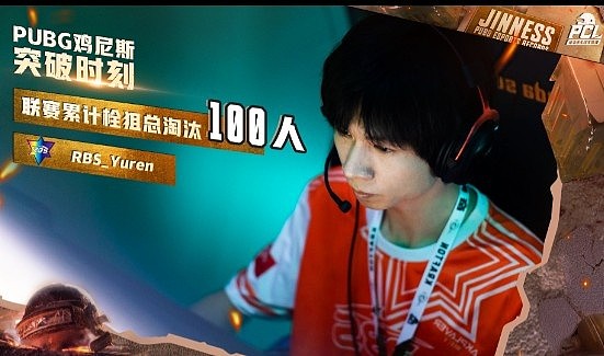 鸡尼斯记录 Yuren联赛栓狙总淘汰突破100 成联赛历史第一人 - 1