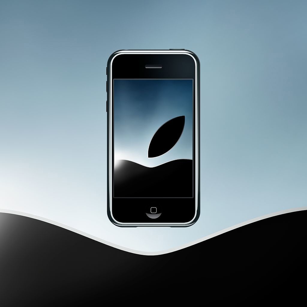 庆祝苹果 iPhone 发布 16 周年，设计师推出以初代 iPhone 预热图为灵感的全新壁纸 - 2
