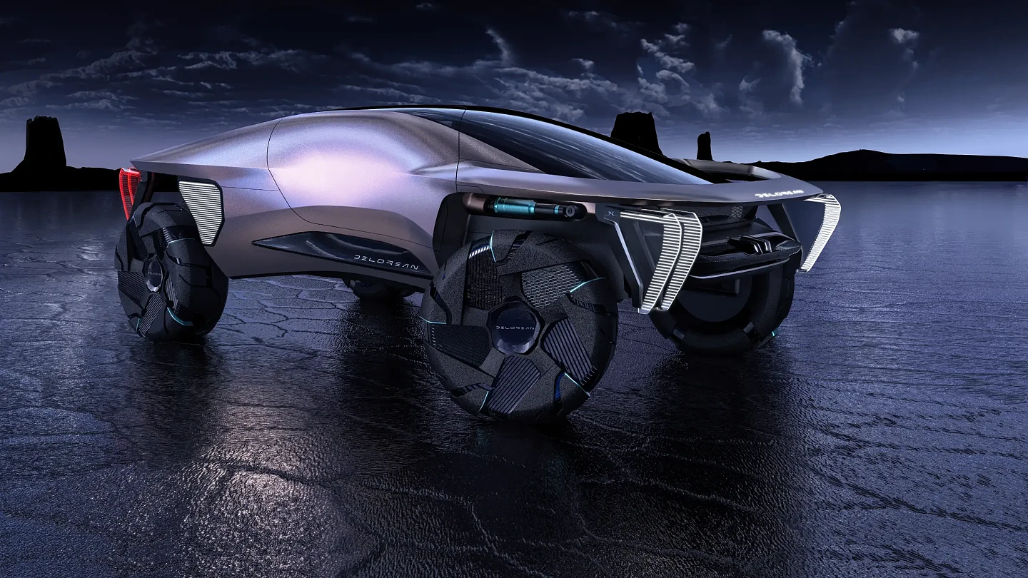 极富未来科技感：Delorean展示Omega 2040概念车 - 7