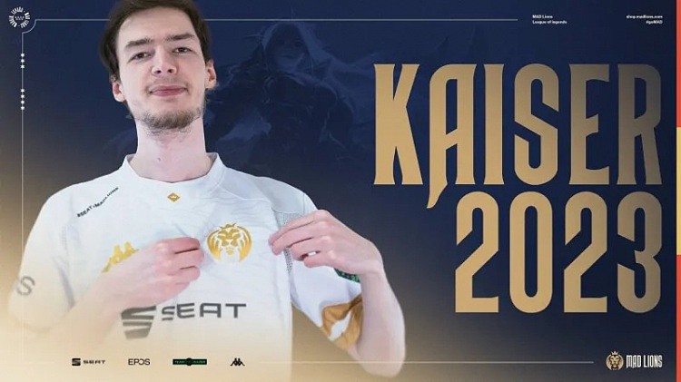 MAD官方：与队内首发辅助选手Kaiser续约至2023年 - 1