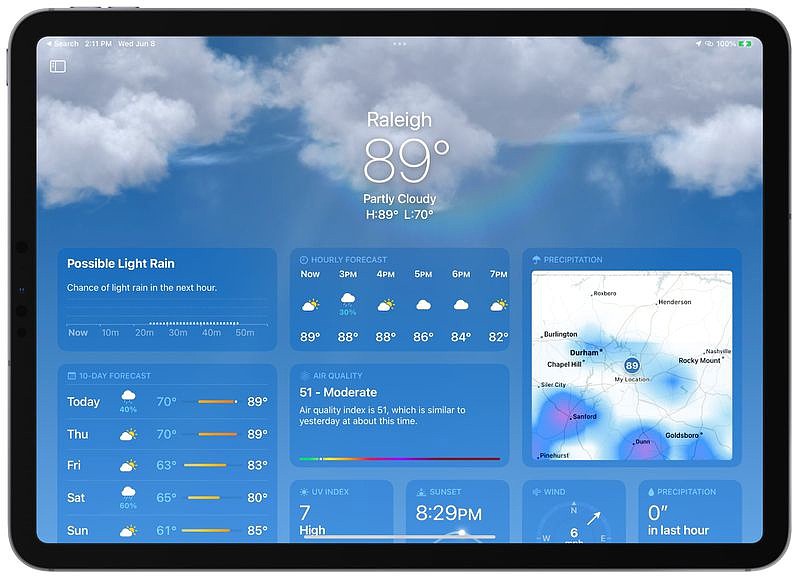 苹果 iOS 16 全新天气 App 体验：预报更详细，深入集成 Dark Sky 技术 - 6