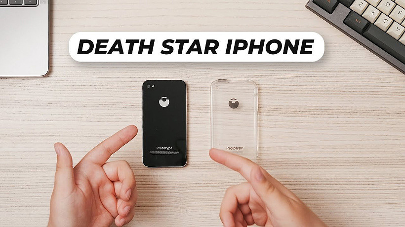 罕见的苹果 iPhone 4 原型手机曝光：后盖上印有“死星”Logo - 1