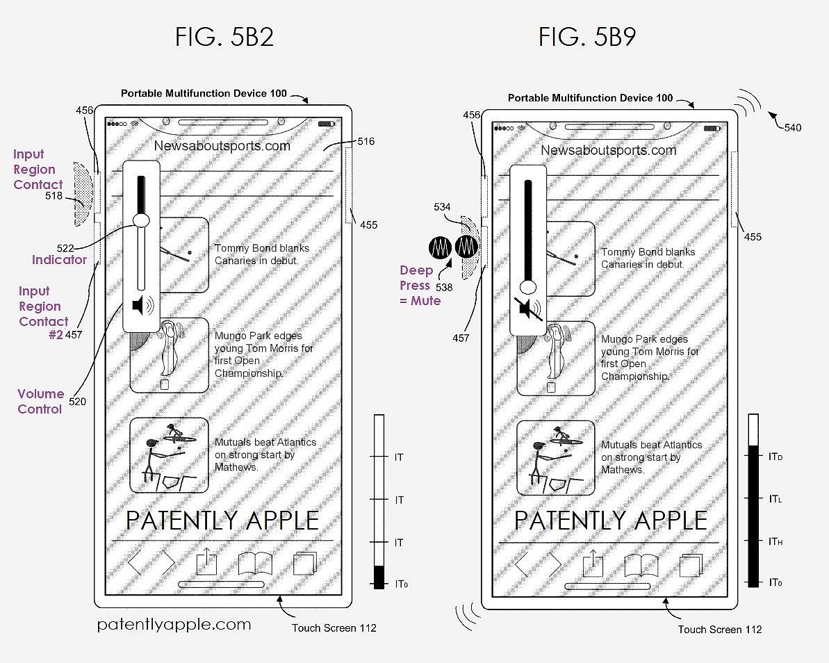 交互体验比“固态”按钮更丰富，苹果获得 iPhone 非显示输入区域技术专利 - 4