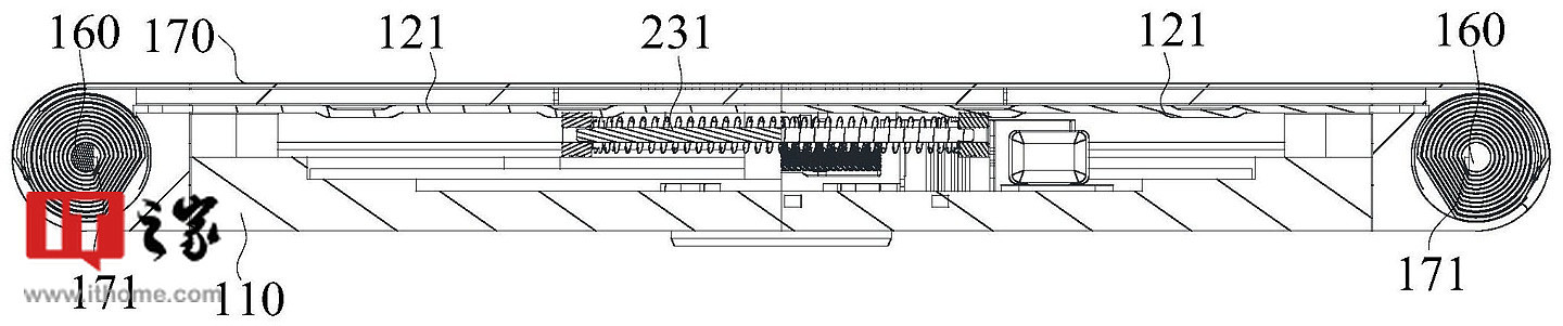 小米手机卷曲屏专利公开，柔性屏可通过滑轨展开或缩回 - 2