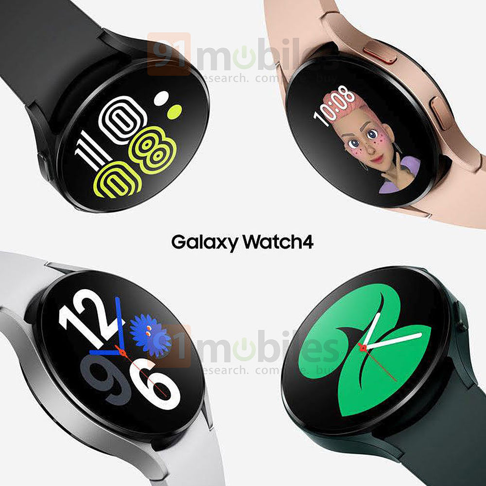 三星Galaxy Watch 4 媒体渲染图现身 显现出华丽、现代的设计风格 - 2