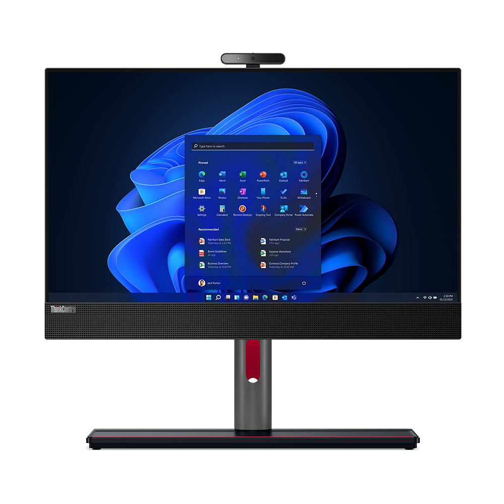 联想新款 ThinkCentre M90a Pro 一体机公布：24 英寸 2K 屏，12 代酷睿 - 1