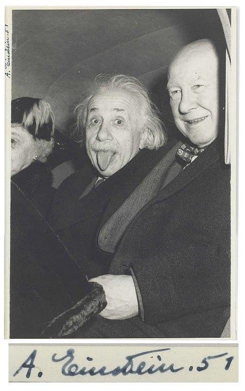 爱因斯坦为什么要吐舌头？那张照片是真的吗？ - 2