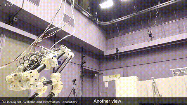 机器人也能打排球了，击球成功率80%，日本东京大学新型气动仿人机器人 - 9