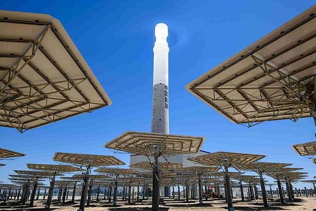 哈密50兆瓦熔盐塔式光热发电站正式进入并网发电期 - 6