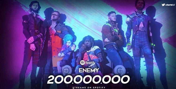 期待下一季到来！双城之战主题曲《ENEMY》Spotify上超两亿播放 - 1