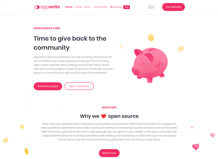 Appwrite推出开源软件基金 致力帮助项目维护者与开源社区的健康发展 - 1