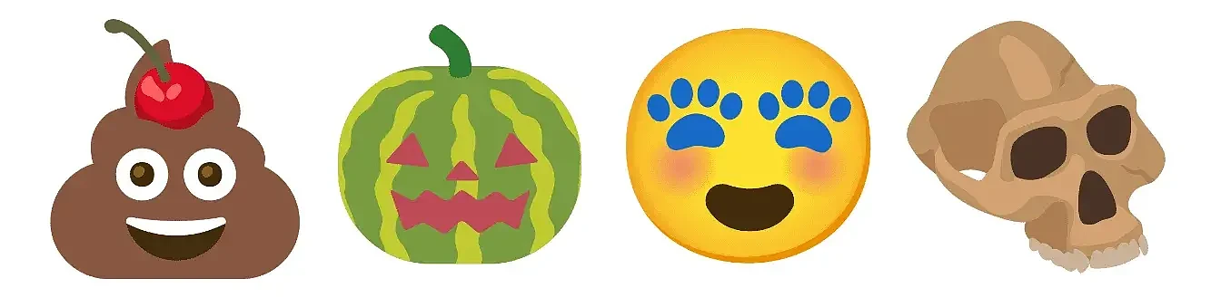 Gboard进一步丰富Emoji Kitchen：新增樱桃、西瓜、爪子和岩石 - 2