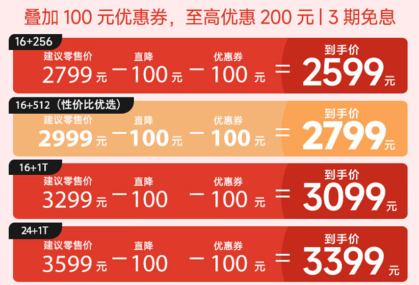 小米 Redmi K60 至尊版机型全系最高降价 200 元，2599 元起 - 1