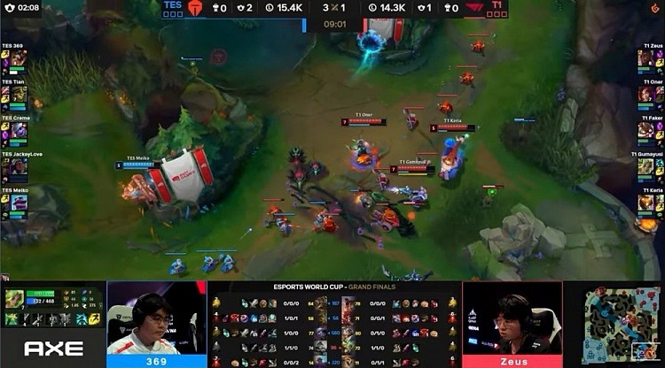 ?炮神林坚爆杀Faker 哥哥万箭穿心 T1全线爆炸 TES先下一城 - 6