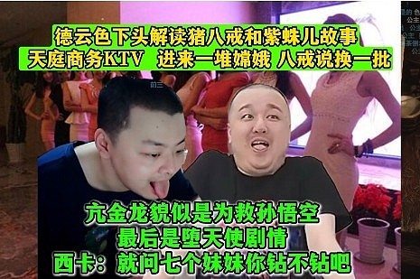 下头！DYS解读猪八戒故事：天庭商务KTV进来一堆嫦娥，八戒说换批 - 1