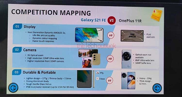 三星印度骁龙 888 版 Galaxy S21 FE 手机培训文档曝光：只有 8GB+256GB 一种组合 - 10