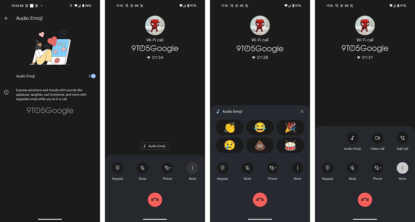 谷歌 Pixel 8a 手机首搭 Audio Emoji 功能：通话时可用掌声、笑声等表达情绪 - 2