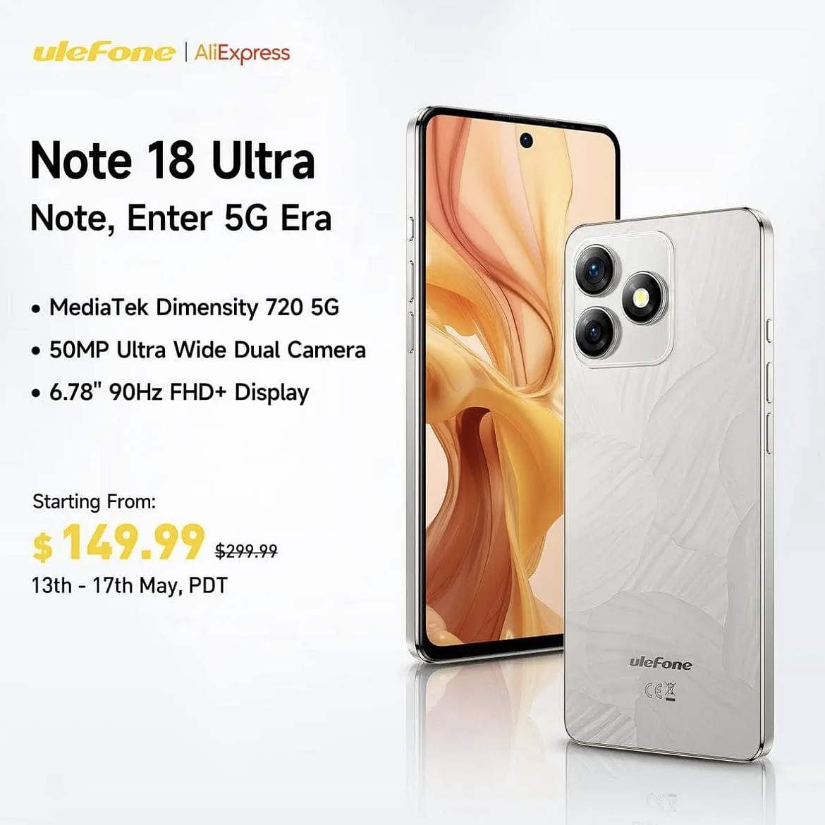 Ulefone Note 18 Ultra 手机发布：天玑 720 + 6GB + 256GB 售 149 美元 - 3