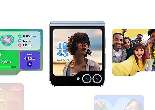 7 月 10 日发布，三星 Galaxy Z Flip6 手机宣传图曝光 - 4