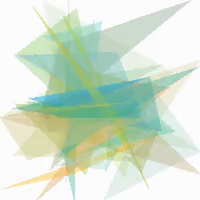 AI用50个三角形画出抽象版蒙娜丽莎，有股后现代的感觉了：谷歌大脑出品 - 4