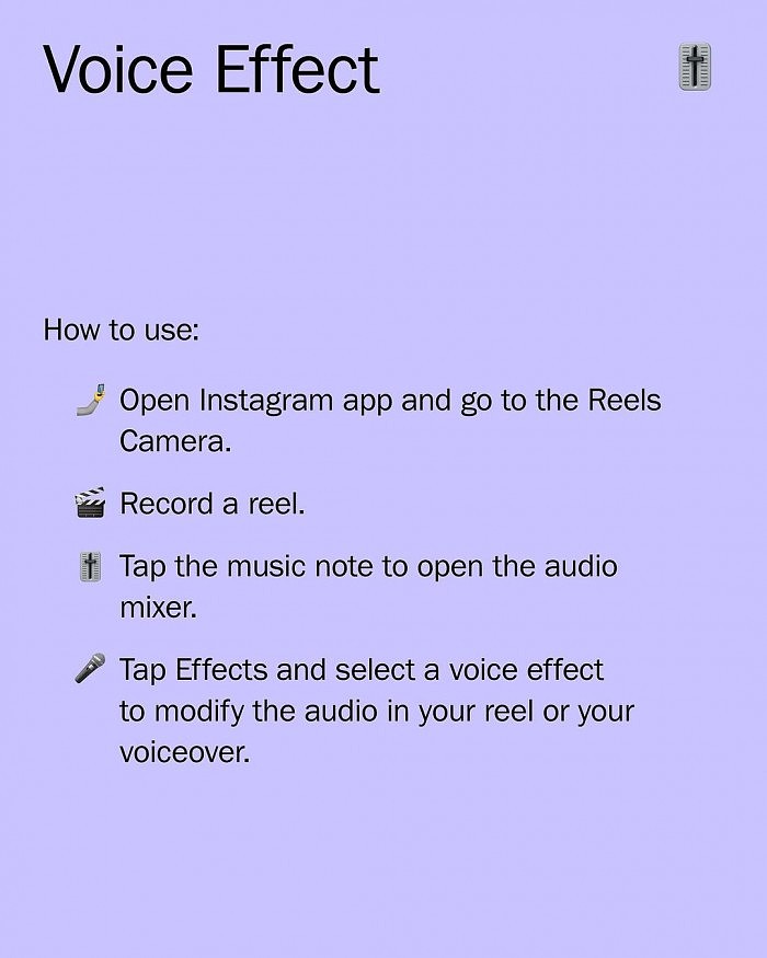 Instagram为Reels推出类TikTok的文本转语音和语音效果功能 - 9