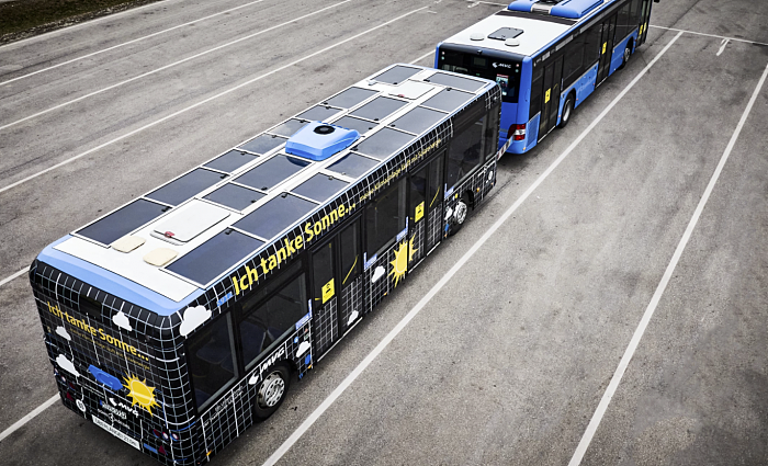 Sono Motors公司将在慕尼黑街道上测试太阳能客运巴士拖车 - 1