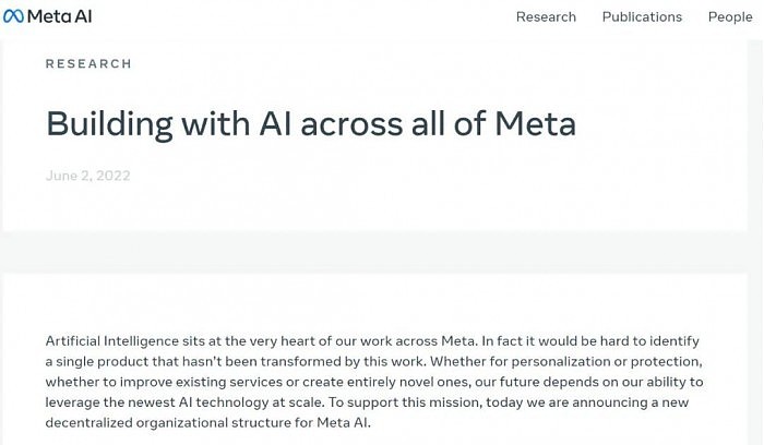 Meta AI战略大转型：组织结构拆散 负责人离职 - 2