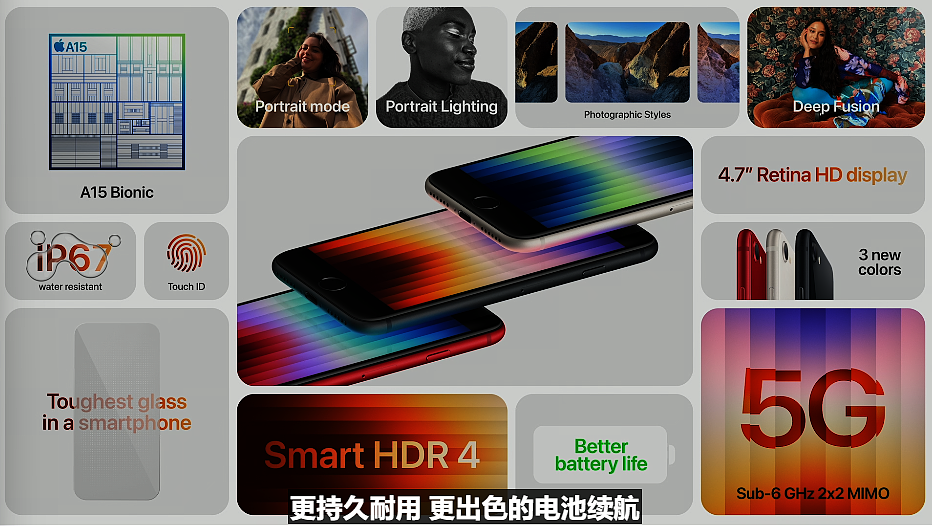 苹果 iPhone SE 3 现身 Geekbench：4GB 内存，单核 1695，多核 4021 略低于 iPhone 13 - 6