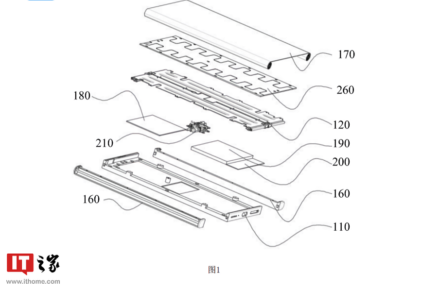 小米手机卷曲屏专利公开，柔性屏可通过滑轨展开或缩回 - 1