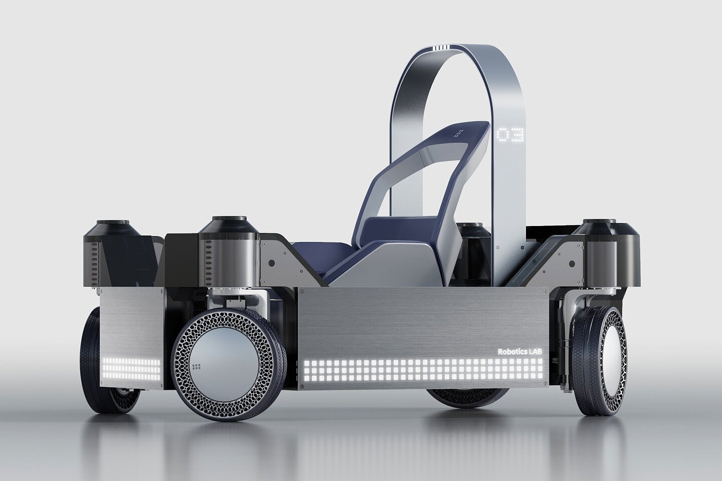 韩泰在现代概念车上展示了最新的i-Flex无气轮胎 - 2