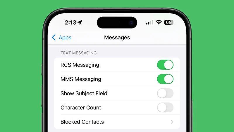 苹果 iOS 18 已初步支持 RCS：iPhone 和安卓手机可互发“5G 消息” - 1