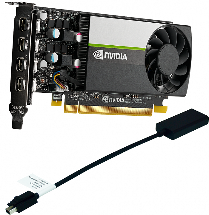 NVIDIA Quadro T1000开卖：支持4个4K显示输出 游戏性能等同GTX 1650 - 2
