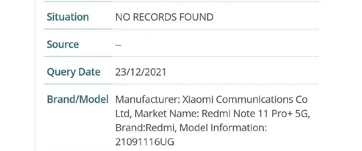 Redmi Note 11 Pro+现身FCC认证网站 即将全球发售 - 3