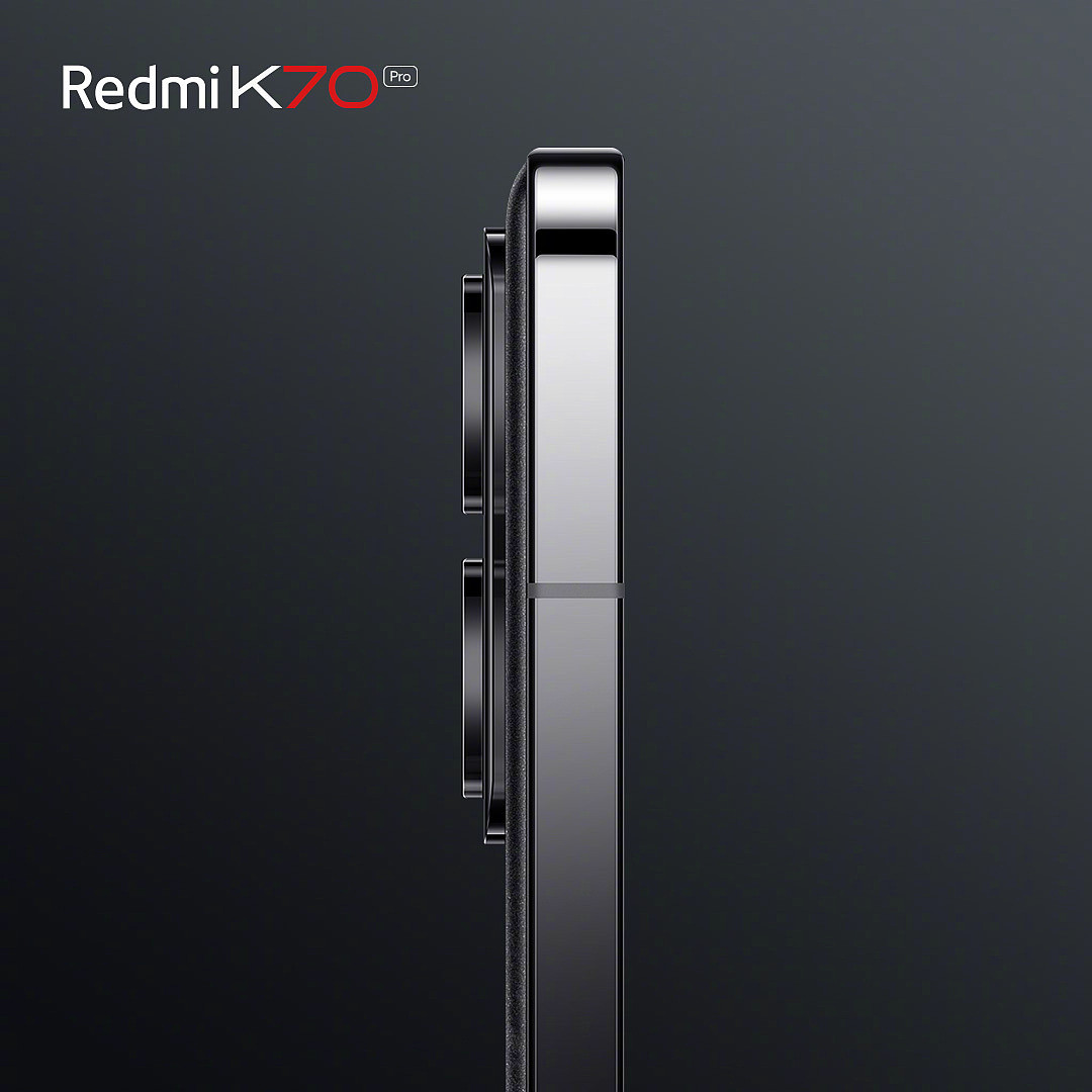 小米 Redmi K70 Pro 手机外观预热：后盖上方采用 1.3mm 高透玻璃，两侧做弧线处理 - 5