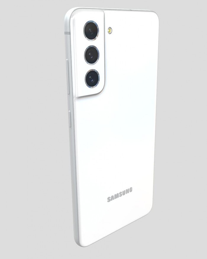 [图]Galaxy S21 FE高清3D建模曝光 有白/绿/灰/紫/蓝五种颜色 - 2