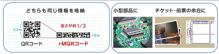 日本电装开发全新长方形二维码 功能一致应用多样化 - 1