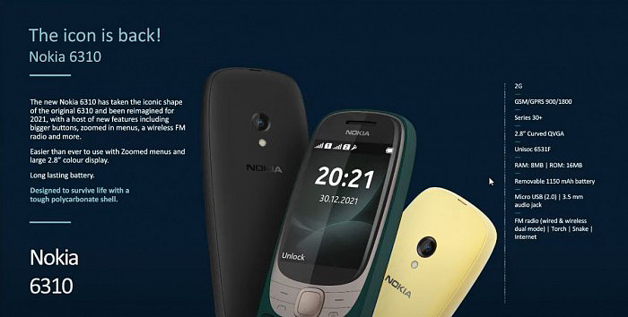 诺基亚海外发布 Nokia C30 和 6310 手机，2+32GB 版本约 760 元 - 6