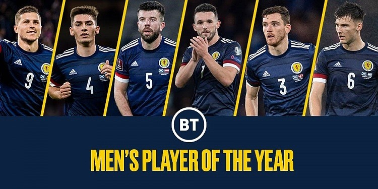 苏格兰年度最佳球员候选：罗伯逊、蒂尔尼领衔，吉尔莫入选