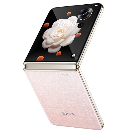 荣耀首款小折叠手机 Magic V Flip 三款配色公布：鸢尾黑、香槟粉、山茶白 - 3