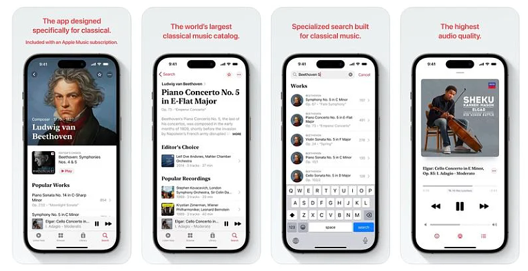 苹果 Apple Music Classical 已上架 App Store，3 月 28 日推出 - 2